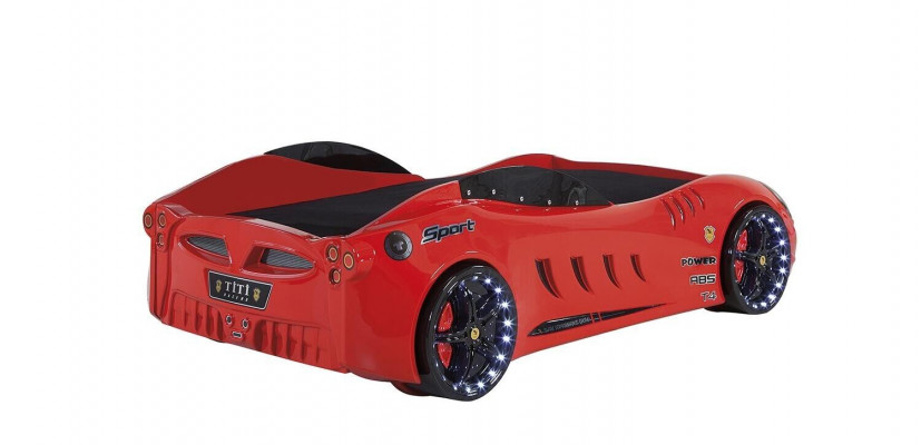 Schlafzimmer Kinderbett Betten Kinder Zimmer Auto Kindermöbel Rot Neu