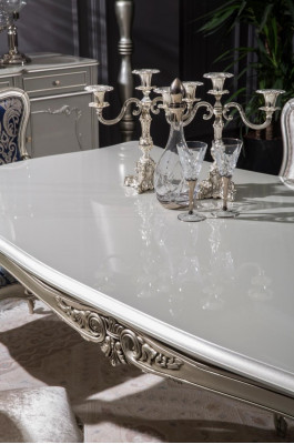Tisch Luxus Esszimmertisch Esszimmer Holztisch Tische Art déco Möbel