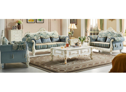 Sofagarnitur Set 3+2+1 Sitz Wohnzimmer Garnitur Design Klassisch 3tlg