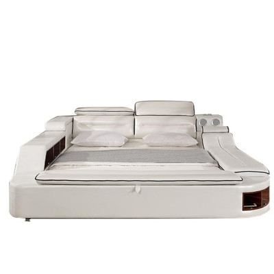 Multifunktions Bett Doppel Betten Hotel xxl big Polster Betten USB Sound