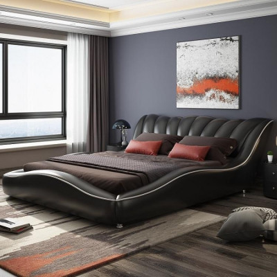 Luxus Doppel Schlafzimmer Holz Textil Betten 180x200 Bett Klassisch
