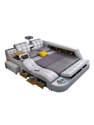 Multifunktion Deluxe Betten Massage Bett Hotel Polster Led usb Radio