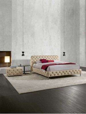 Chesterfield Bett Luxus Betten Holz Bettrahmen Möbel Design Modern Bettgestelle