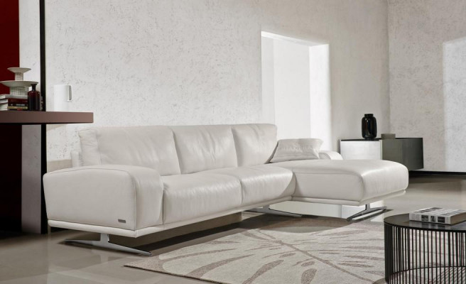 Ecksofa L Form Luxus Wohnzimmer Möbel Sofa Design Weiß Italienische Möbel Neu
