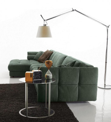 Ecksofa Textil Sofa Polster Ecke Moderne Couch Wohnzimmer L form Design