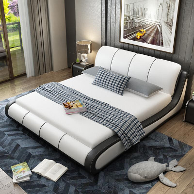Betten Luxus Schlafzimmer Möbel Doppel Bett Design Stoff Hotel Blaue