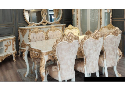 Tisch Esszimmertisch Esstisch Esszimmer Holz Tische Barock Ess Luxus Möbel Neu