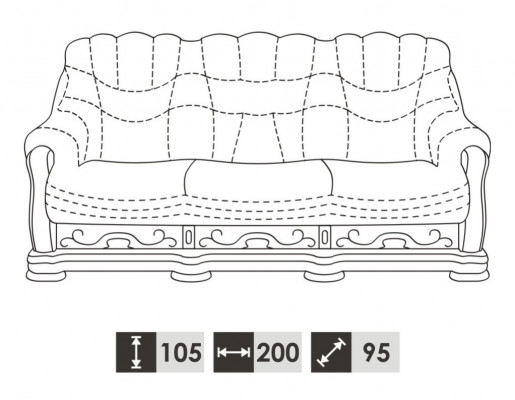 Sofagarnitur 3+2+1 Sitzer Klassischer Wohnlandschaft Couchen Sofas Polster