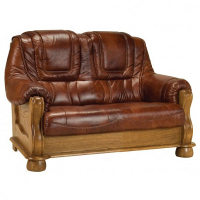 Klassische Garnitur 3+2+1 Sitzer Sofagarnitur Couch Sofa 100% Leder Sofa Polster
