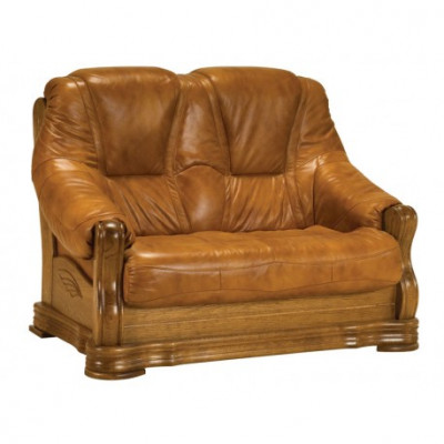 Garnitur 3+2 Sitzer Couch Polster Sitz Set 100% Italienisches Leder Garnituren