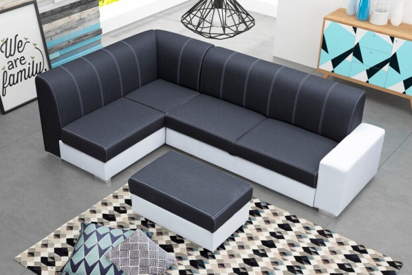 Schlafsofas Ecksofa Sofa Couch Polster Eck Sofas Couchen Wohnlandschaft L Form