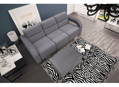 3 Sitzer Luxus Bank Sofa Couch Blau Wohnzimmer Kanzlei Möbel