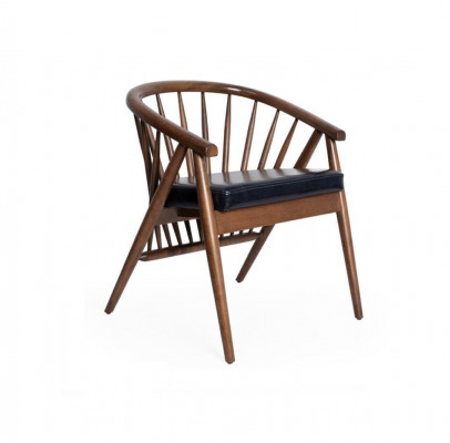 Stühle Wohnzimmer Esszimmer Lehnstuhl Holzstuhl mit Armlehne Esszimmer Möbel