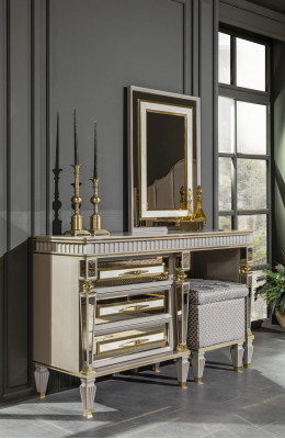 Hocker Grau Polster Bank Fußhocker Schlafzimmer Ottomane Sitzhocker Sitzpouf