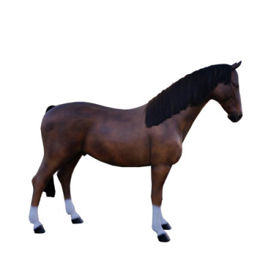 Pferd Lebensgroße Figur Dekoration Statuen Skulptur Garten Deko Figuren 250cm