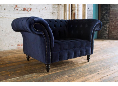 Chesterfield Design Sofa Sessel Couch Polster Luxus Klassische Textil Couchen