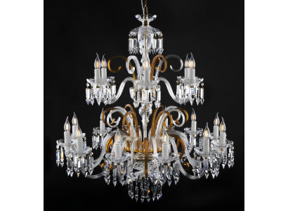Kristall Glas Kronleuchter Hänge Lampe Lüster klassisch Elite Bohemia