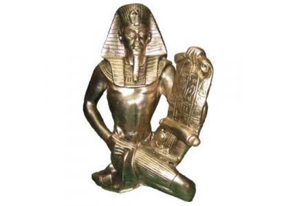 Ägypten Skulptur Ramses II Kunststoff Statue Figuren Statuen Antik Stil 25 cm