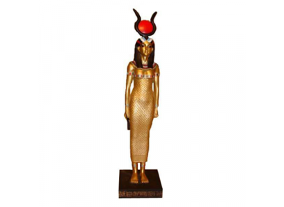 Ägypten Skulptur Göttin Isis Figur Statue Figuren Statuen Antik Stil 33cm Neu