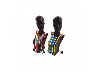 Abstrakte Skulptur Frauen Büste 58 cm Stil Statuen Skulpturen Figuren Wohnzimmer