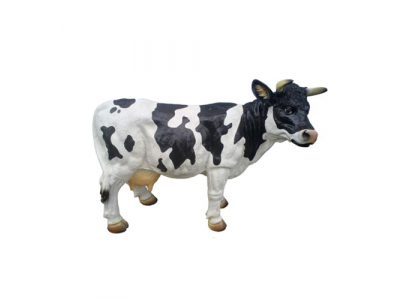 Aufsteller Rind Dekoration Bauernhof Deko Garten Kühe Skulptur Kuh 40cm Neu