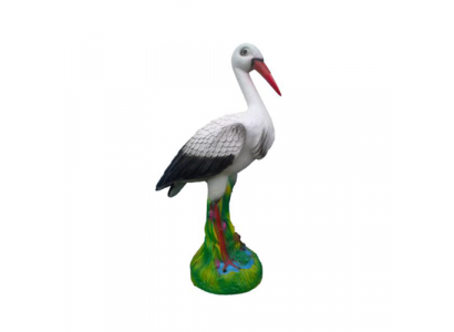 Abstrakter Storch Vogel Garten Dekoration Statue Skulpturen Figuren Skulptur Neu