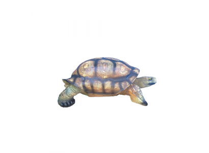 Dekoration Figur Wohnzimmer Moderne Statue Schildkröte Garten bemalt 110 cm Deko
