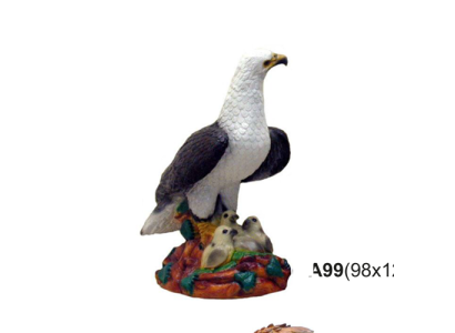 USA Adler Falke Abstrakte moderne Statue Figur Greifvogel Garten Deko 46cm Neu