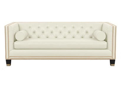 Beige Chesterfield Sofa Möbel Leder Wohnzimmer Modern Design Couchen Sofas Neu