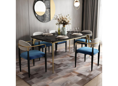 Esszimmer Gruppe Komplett Set Garnitur 7tlg Tisch Tische Luxus Holz Möbel Neu