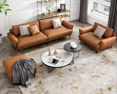 Polster Couchen Stoff Luxuriöse Wohnzimmer Sofagarnitur 3+2+1 Set Garnitur Leder