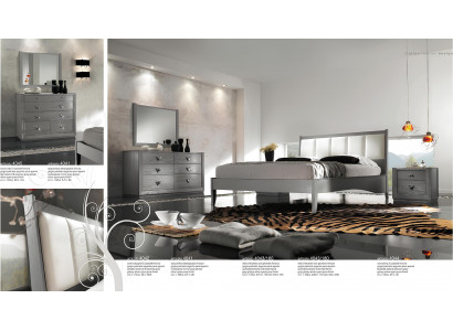 Schlafzimmer Bett Nachttisch Kommode Spiegel Garnitur Gruppe Doppel Neu Set 5tlg