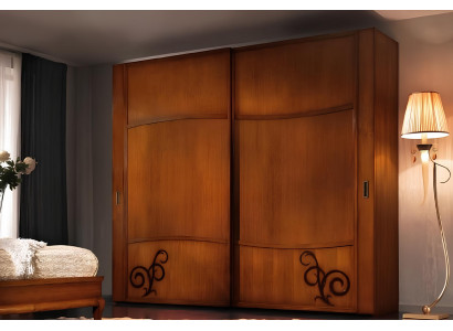 Kleiderschrank Schiebetüren Schlafzimmer Schrank Wand Schränke Holz Schwebetüren