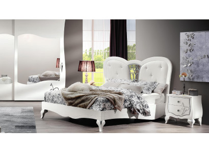 Bett Polster Design Luxus Doppel Hotel Betten Schlaf Zimmer Bettgestelle Holz