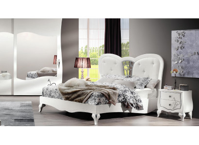 Bett Polster Design Luxus Doppel Hotel Betten Schlaf Zimmer Bettgestelle Holz