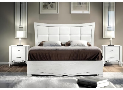 Doppelbett Betten Bett Polster Holz Designer Doppel Bettrahmen Weiß Bettgestelle