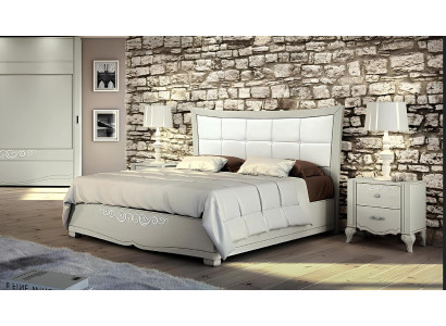 Bett Polster Design Luxus Doppel Betten Schlafzimmer Holz Modern Bettrahmen Neu