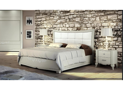 Bett Polster Design Luxus Doppel Betten Schlafzimmer Holz Modern Bettrahmen Neu