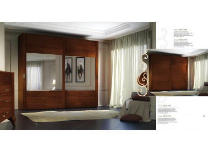 Schrank Kleiderschrank Regal Aufbewahrungs Garderobe Modern Spiegel Holz Design