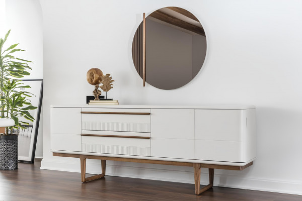Essecke Essgruppe Esszimmer Esstisch Stühle Sideboard 10tlg Holz Weiß