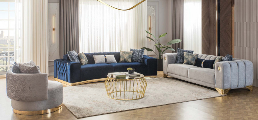 Design Sessel Luxus Einsitzer Modern Lehn Textil 1 Sitz Möbel Einsitzer