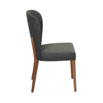 Sessel Polster Moderne Holz 4x Stühle Luxus Polster Design Stuhl Lehnstuhl