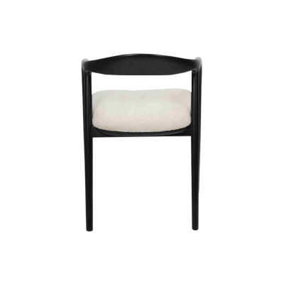 Schwarz-Weiße Esszimmer Stühle Luxuriöse Küchen Sitz Möbel Metallstühle