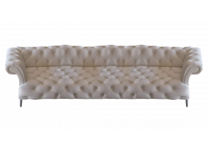 Chesterfield Weiß Viersitzer Leder Neu Sofa Couch Einrichtung Modern Wohnzimmer