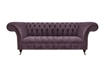 Eleganter Chesterfield Dreisitzer Moderne 3-Sitzer Wohnzimmer Sofas