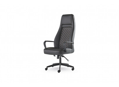 Bürostuhl Schwarz Drehsessel Arbeitszimmer Modern Büro Rollen Leder