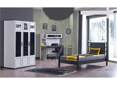 Bett Kinderzimmer Betten Möbel Betten Schwarz Gelbes Schlafzimmer 3tlg