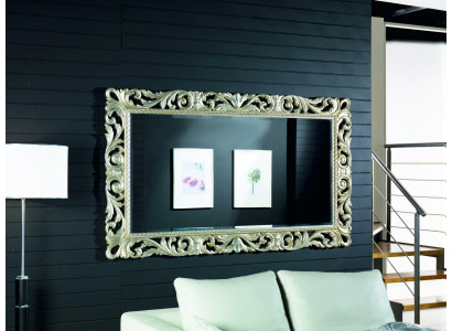 Luxuriöse Design Wandspiegel Spiegel Antik Vintage Barock Rokoko Massiv Barock Rokoko Neu