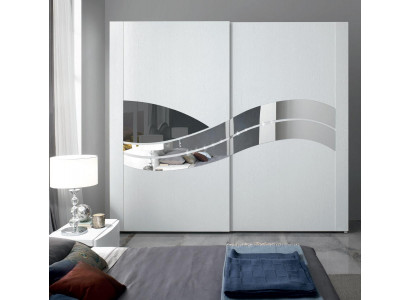 Kleiderschrank Holzschrank Luxus Schwebetüren Design Holz Modern Möbel Echtholz