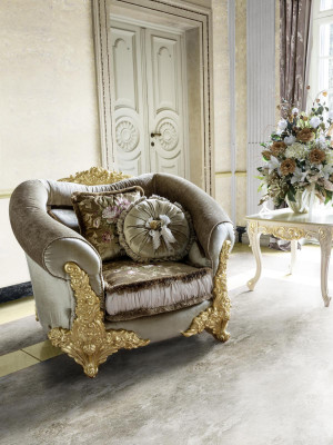Sessel Luxus Sessel Möbel Neu Wohnzimmer Einsitzer Sofa Couch Lounge Club Hotel